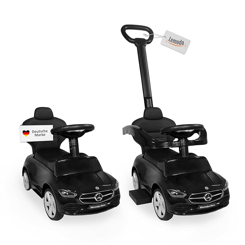 LEMODO - Mercedes Benz Rutschauto, Schwarz